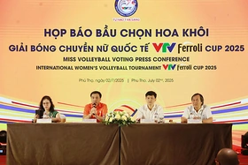 Họp báo bầu chọn danh hiệu Hoa khôi bóng chuyền VTV Ferroli Cup 2025