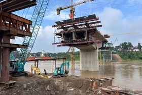 Dự kiến hợp long cầu Phong Châu vào dịp Quốc khánh mùng 2/9