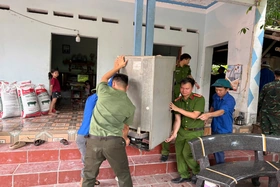 Ra quân tình nguyện hỗ trợ thi công Dự án Đường dây 500kV Lào Cai - Vĩnh Yên