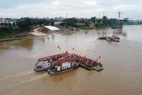 Binh chủng Công binh thông báo vận hành phà quân sự từ 6 giờ 30 sáng nay