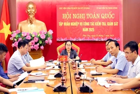 Hội nghị toàn quốc tập huấn nghiệp vụ công tác kiểm tra, giám sát năm 2025