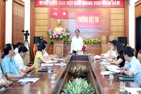 Đoàn công tác Sở Giáo dục và Đào tạo làm việc với phường Việt Trì