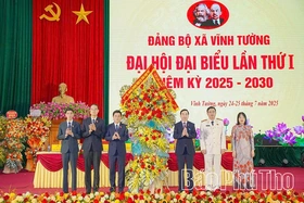 Đại hội Đại biểu Đảng bộ xã Vĩnh Tường lần thứ I nhiệm kỳ 2025-2030