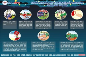 Cảnh báo an toàn điện mùa mưa bão