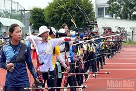 Hơn 240 vận động viên tham gia Giải vô địch bắn cung quốc gia tại Vĩnh Long