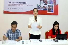 Hội thảo tổng kết dự án “Khắc phục hậu quả sau bão số 3 - tỉnh Hòa Bình”