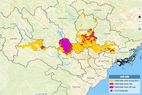 Phú Thọ có nguy cơ xảy ra lũ quét, sạt lở đất đá