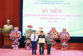 Kỷ niệm 10 năm thành lập Trung tâm Giáo dục quốc phòng và an ninh
