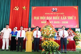 Đại hội Đảng bộ xã Quy Đức lần thứ I, nhiệm kỳ 2025 - 2030: Phấn đấu đưa xã thoát nghèo vào năm 2030