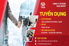 Công ty TA SA thông báo tuyển dụng