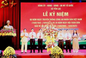 Xã Yên Lạc tổ chức kỷ niệm 80 năm ngày truyền thống Công an Nhân dân