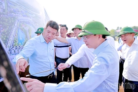 Thường trực Tỉnh ủy kiểm tra các dự án tại khu vực tỉnh Phú Thọ (cũ)