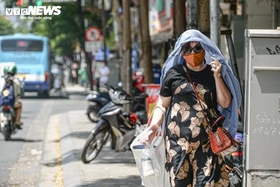 Hà Nội và Phú Thọ nóng nhất cả nước, cao nhất xấp xỉ 40°C