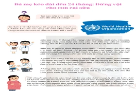 Hãy kéo dài cho con bú đến 24 tháng đừng vội cai sữa vì những lợi ích tuyệt vời sau