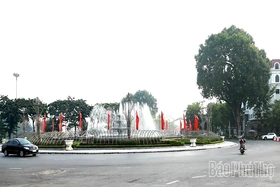 Phường Vĩnh Phúc chú trọng tuyên truyền trực quan phục vụ đại hội Đảng bộ các cấp