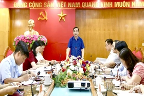 Phó Bí thư Tỉnh ủy Bùi Huy Vĩnh kiểm tra tình hình vận hành mô hình chính quyền địa phương 2 cấp tại xã Tam Nông