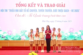 Hội thi “Thiếu nhi Đất Tổ kể chuyện, tuyên truyền, giới thiệu sách - Hè 2025”