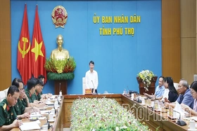 Họp Ban tổ chức Lễ kỷ niệm 80 năm Ngày truyền thống Lực lượng vũ trang tỉnh