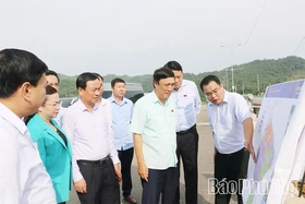 Đoàn ĐBQH tỉnh khảo sát việc thực hiện các nghị quyết về sắp xếp đơn vị hành chính tại xã Thịnh Minh