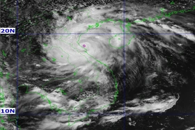 Bão số 5 giật cấp 13, khoảng 16-19h đổ bộ đất liền, trọng tâm ở tỉnh Nghệ An