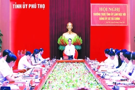 Thường trực Tỉnh uỷ làm việc với Đảng ủy Sở Tài chính