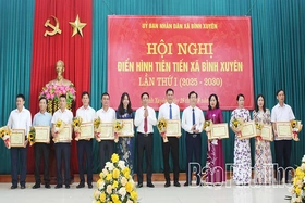 Hội nghị điển hình thi đua yêu nước xã Bình Xuyên