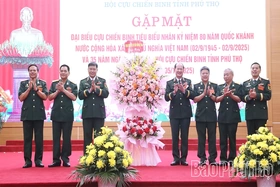 Hội CCB tỉnh gặp mặt nhân kỷ niệm 80 năm Quốc khánh 2/9 và 35 năm ngày thành lập Hội