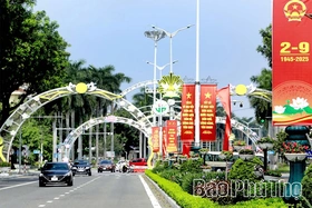 Đường phố rực rỡ cờ hoa chào mừng Quốc khánh 2/9