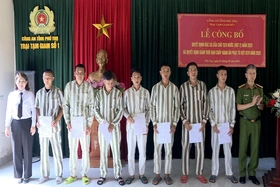 Đặc xá và giảm án cho phạm nhân tiến bộ tại Trại tạm giam số 1