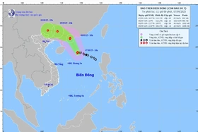 Hoàn lưu sau bão số 7 gây mưa to ở Bắc Bộ từ 9/9 - 11/9