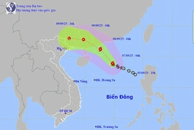 Thời tiết ngày 7/9: Bão số 7 di chuyển hướng vào Quảng Đông (Trung Quốc), Bắc Biển Đông biển động rất mạnh