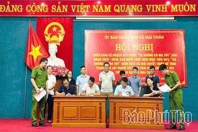 Xã Mai Châu hiện có 6 xóm đạt tiêu chí không có ma túy