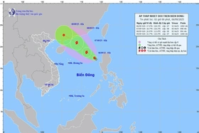 Tin áp thấp nhiệt đới trên Biển Đông có khả năng mạnh thành bão
