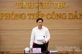 Chủ tịch UBND tỉnh Trần Duy Đông tiếp công dân định kỳ tháng 9