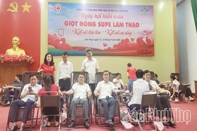 Ngày hội hiến máu “Giọt hồng Supe Lâm Thao”