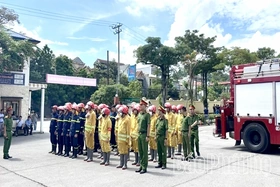 Diễn tập phương án phòng cháy chữa cháy và cứu nạn cứu hộ