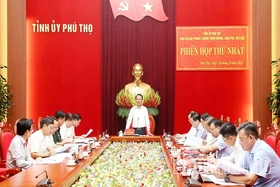 Ban Chỉ đạo Phòng, chống tham nhũng, lãng phí, tiêu cực tỉnh họp phiên thứ Nhất