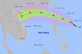 Thời tiết ngày 21/9: Bão RAGASA mạnh cấp 16, giật trên cấp 17, tiến vào Biển Đông