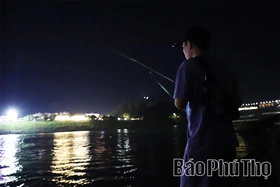 Trắng đêm với các cần thủ trên dòng sông Đà