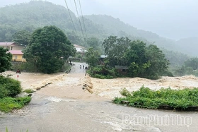Mưa lũ lịch sử tại các xã vùng cao, nhiều tuyến đường sạt lở, thiệt hại nặng nề