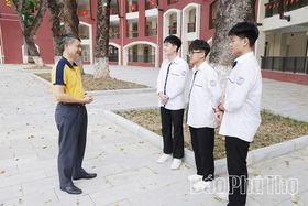 Trường THPT Trần Phú xây dựng học đường không khói thuốc