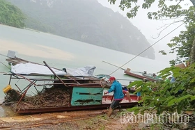 Xã vùng cao Quy Đức khẩn trương ứng phó và khắc phục hậu quả bão lũ