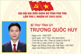 Tiểu sử và tóm tắt quá trình công tác của các đồng chí Thường trực Tỉnh uỷ Phú Thọ khóa I, nhiệm kỳ 2025-2030