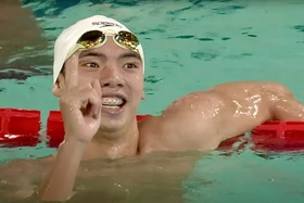 Kình ngư Việt Nam đầu tiên giành hai HC vàng ở giải bơi châu Á