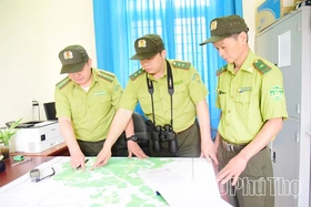 Chung sức giữ rừng giáp ranh