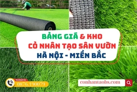 Cỏ nhân tạo Hà Nội – Bảng giá và địa chỉ kho sỉ tại Miền Bắc