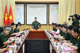 Bộ Quốc phòng kiểm tra Ban chỉ huy Phòng thủ khu vực 4 - Vĩnh Yên