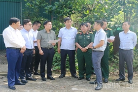 Phó Chủ tịch UBND tỉnh Vũ Việt Văn kiểm tra thực địa một số dự án tại khu vực Phú Thọ