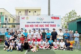 Công đoàn Công ty TNHH Uju Vina tổ chức Đại hội thể dục thể thao lần VI