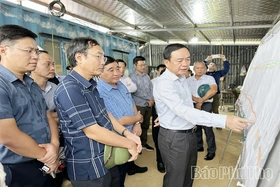 Phó Chủ tịch UBND tỉnh Quách Tất Liêm kiểm tra dự án Cao tốc Hòa Bình - Mộc Châu